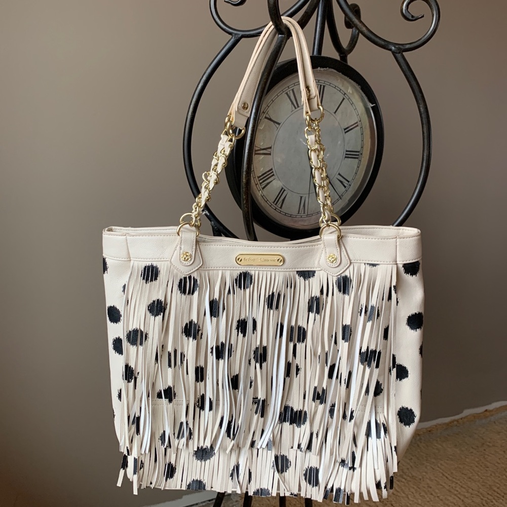 Betsy Johnson Fringe Purse